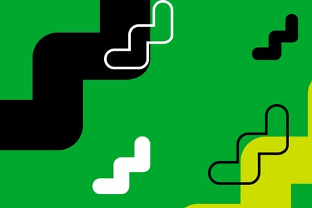 MistryX CTA graphic with zigzag shapes suggesting transformation and movement